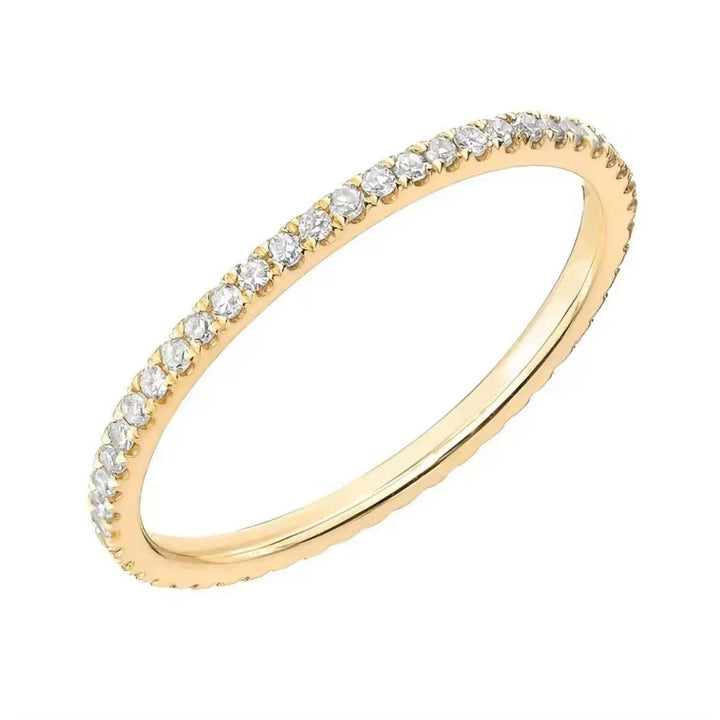 Dainty Eternity Engagement Ring