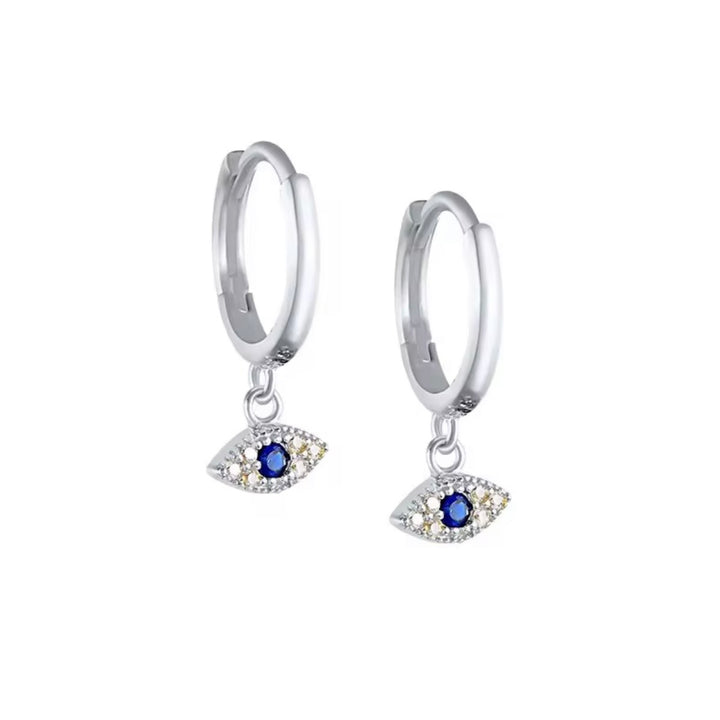 Evil Eye Huggie Hoop Earrings