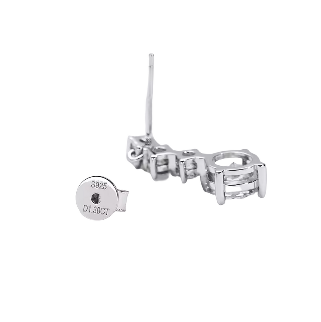 Diamond Dangle Drop Earrings