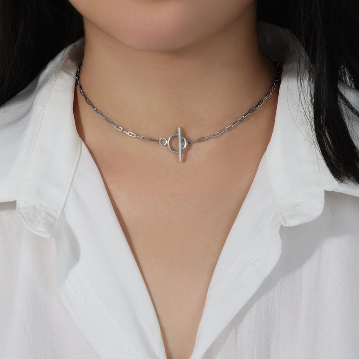 Paperclip Link Necklace