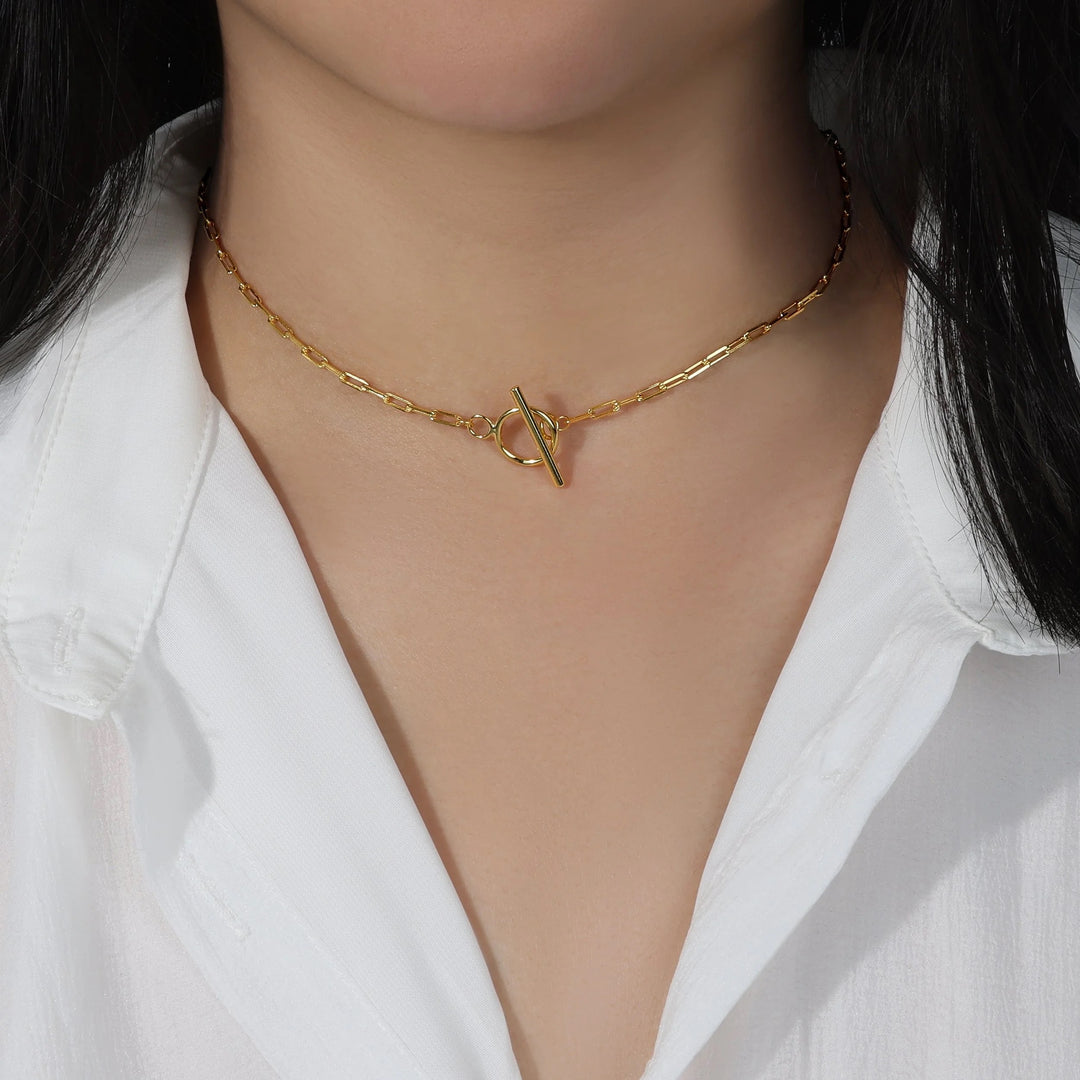 Paperclip Link Necklace