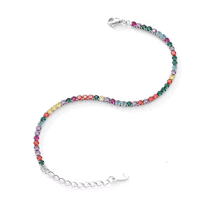Rainbow Tennis Bracelet