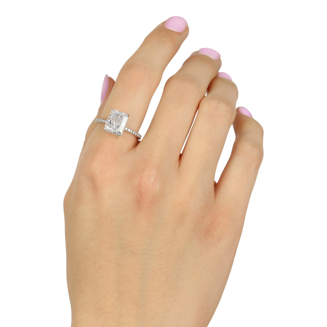 Radiant Cut Engagement Ring