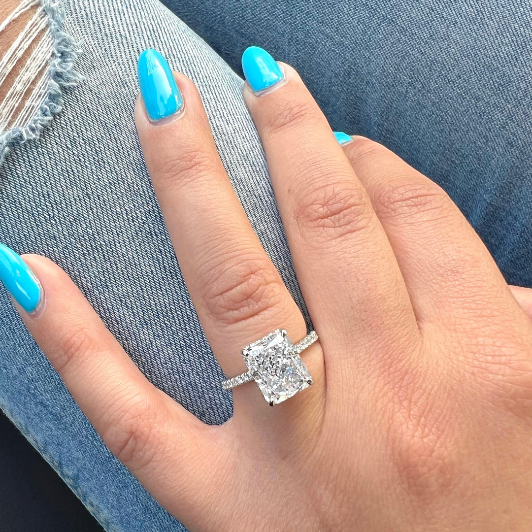 Radiant Cut Engagement Ring