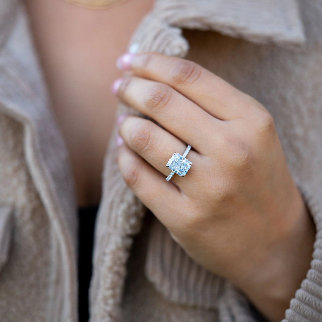 Radiant Cut Engagement Ring