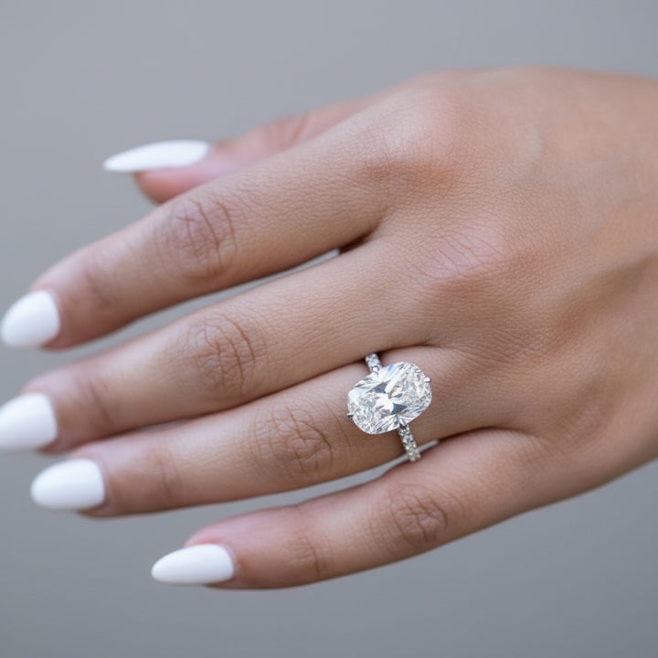 5 ct Cushion Cut Engagement Ring