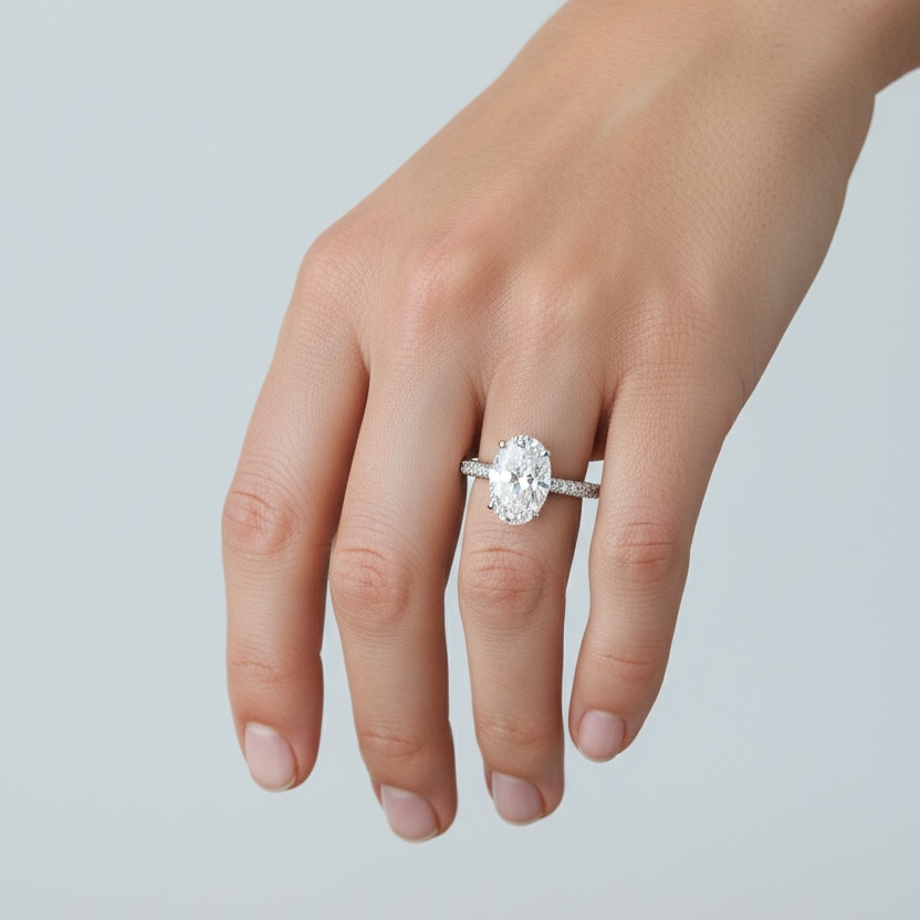 Oval Cut Engagement Ring