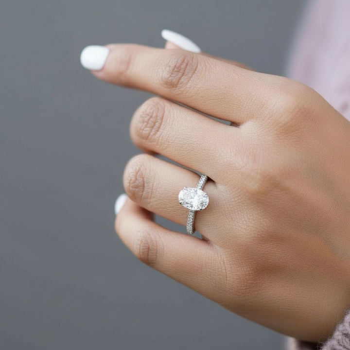 Oval Cut Engagement Ring