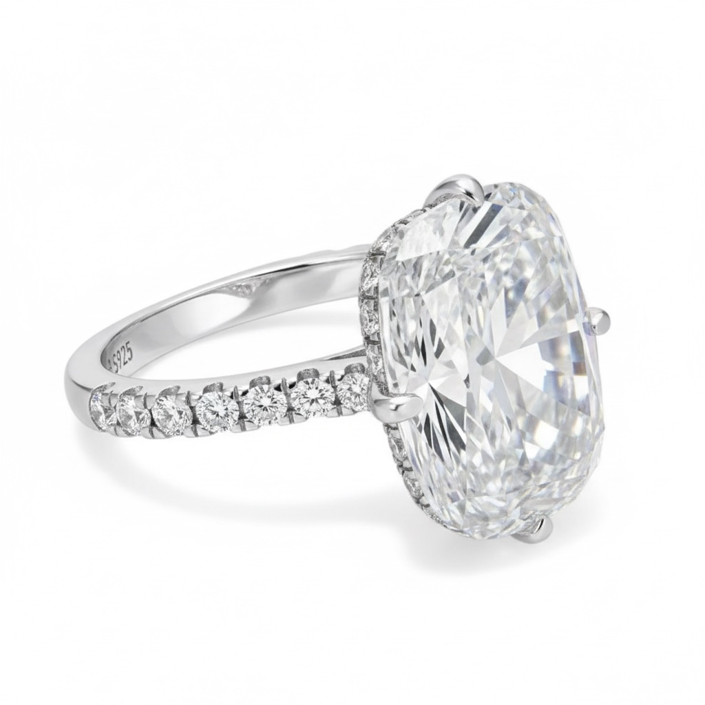 5 ct Cushion Cut Engagement Ring