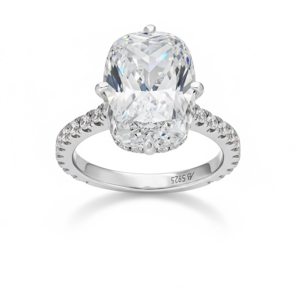 5 ct Cushion Cut Engagement Ring