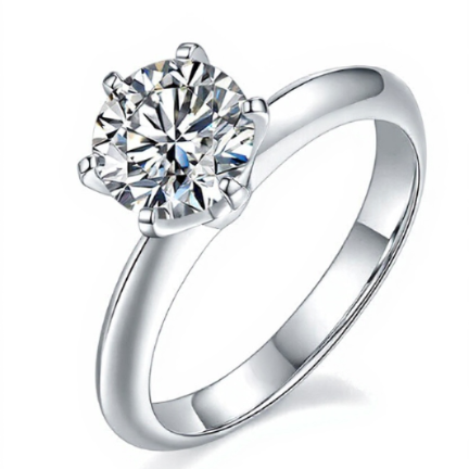Round Cut Engagement Ring
