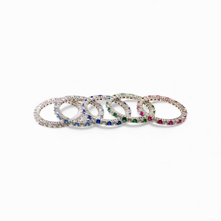 Spectrum Baguette Eternity Ring