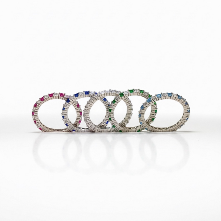 Spectrum Baguette Eternity Ring