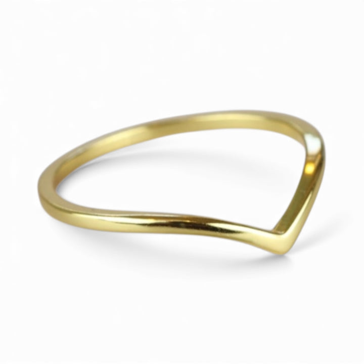 Chevron Stacking Ring