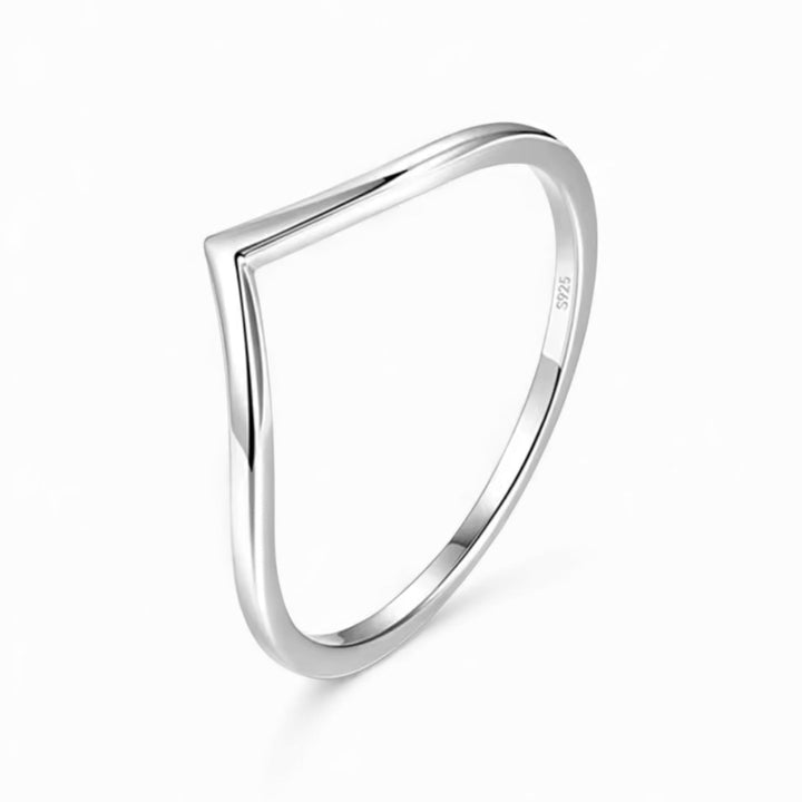 Chevron Stacking Ring