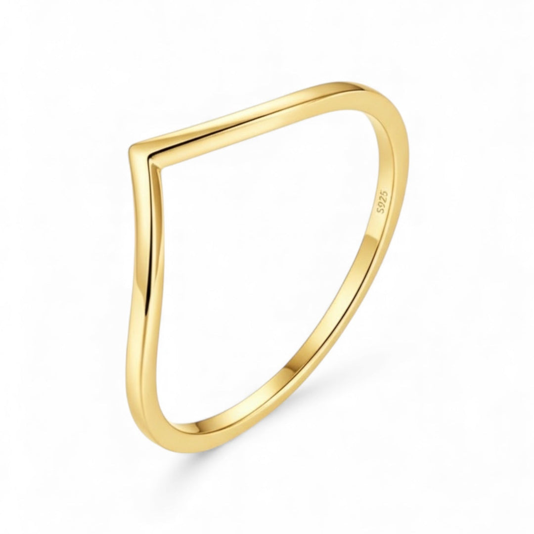 Chevron Stacking Ring