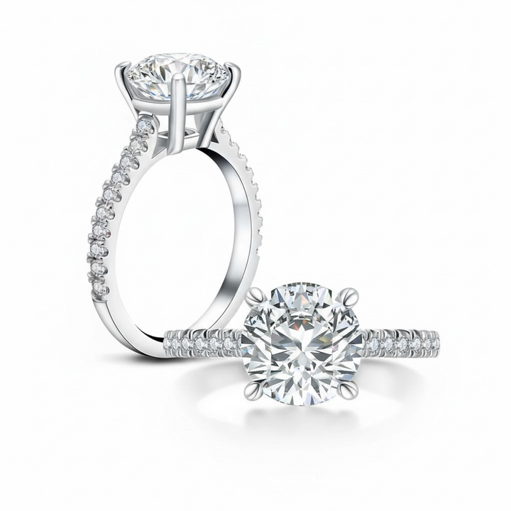 Round Cut Engagement Ring