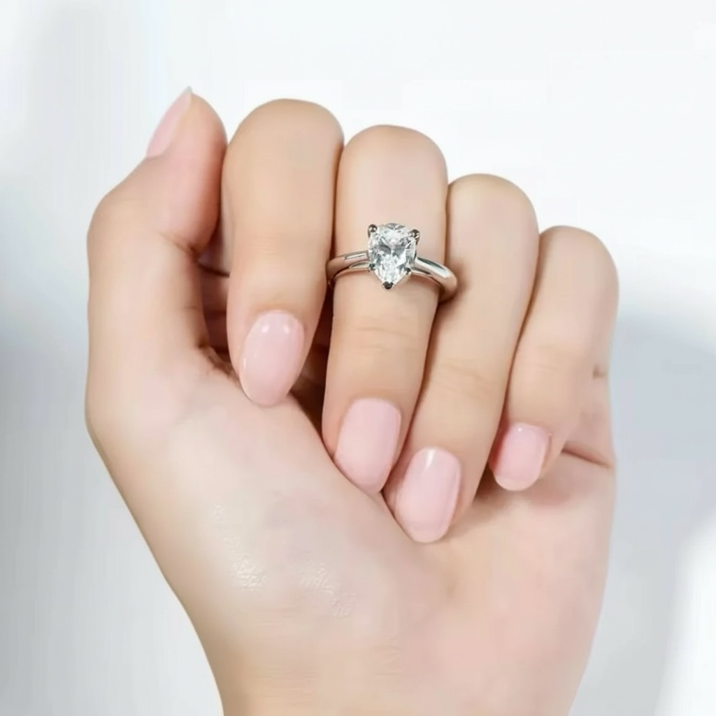 Pear Cut Engagement Ring