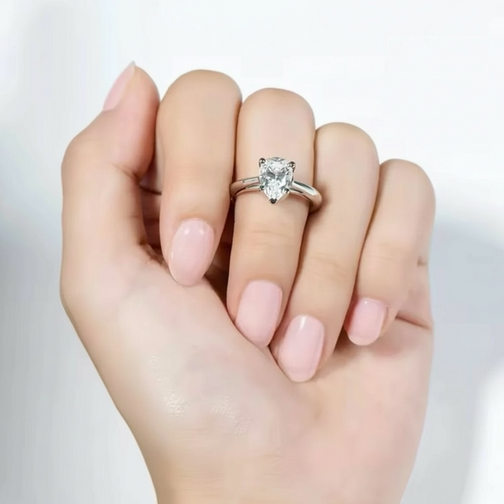 Pear Cut Engagement Ring