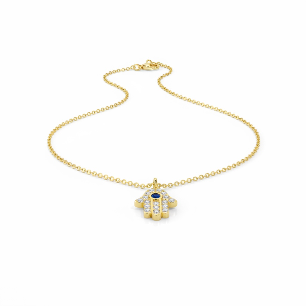 Hamsa Hand Necklace